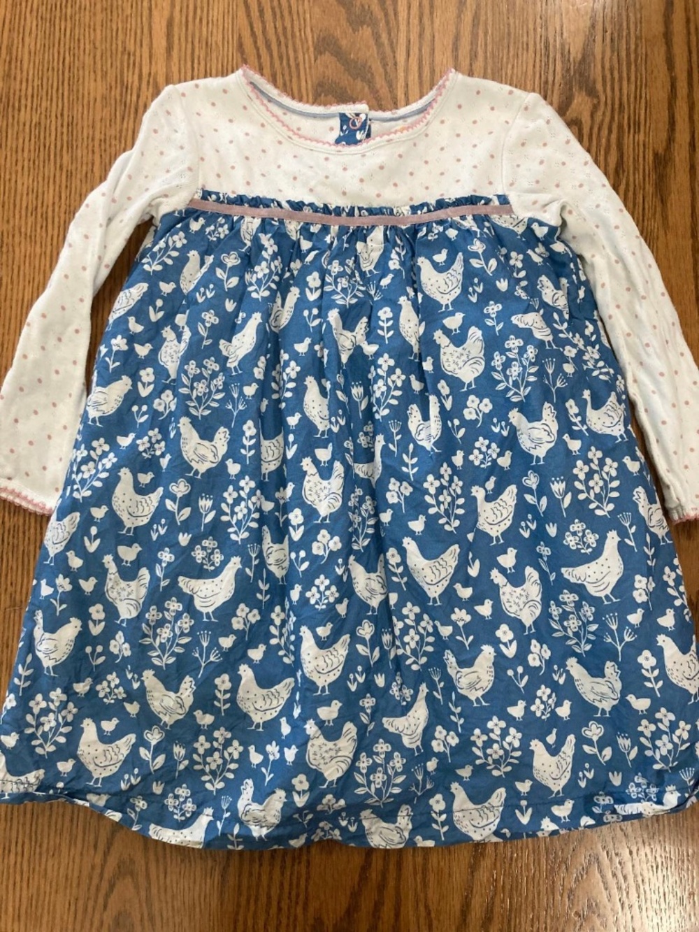 Baby Boden Long sleeve dress Size 2/3